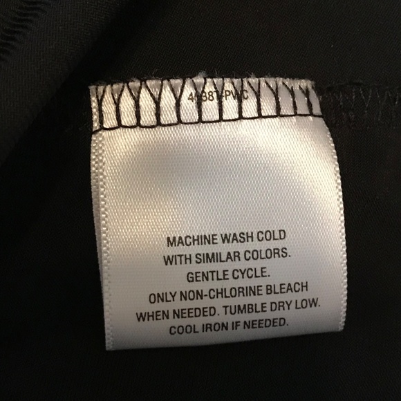 COVINGTON Ruffle Round Neck Black Short Sleeve Blouse Women’s Plus Size 26 2X - Picture 10 of 16